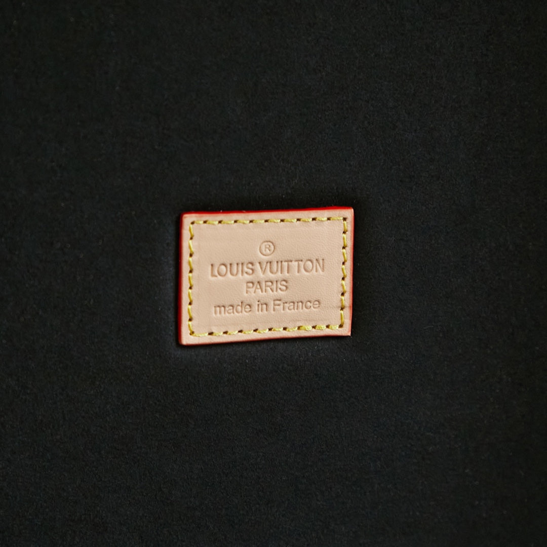 COFFRET JOAILLERIE 24 EN TOILE MONOGRAMME MARRON FONCÉ QUINCAILLERIE DORÉ