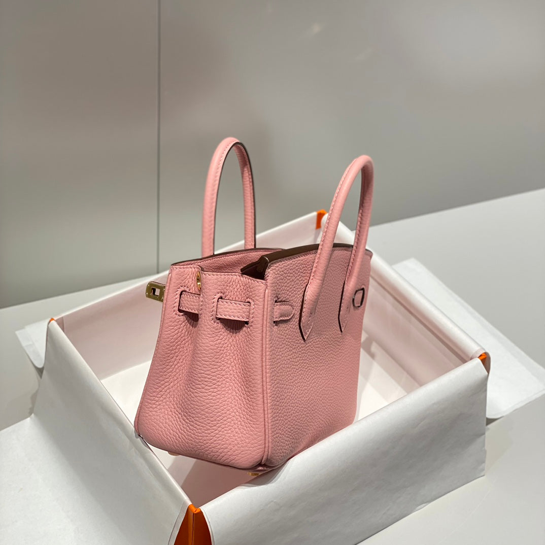 HM バーキン 20cm ローズコンフェッティ トゴレザー ゴールド金具