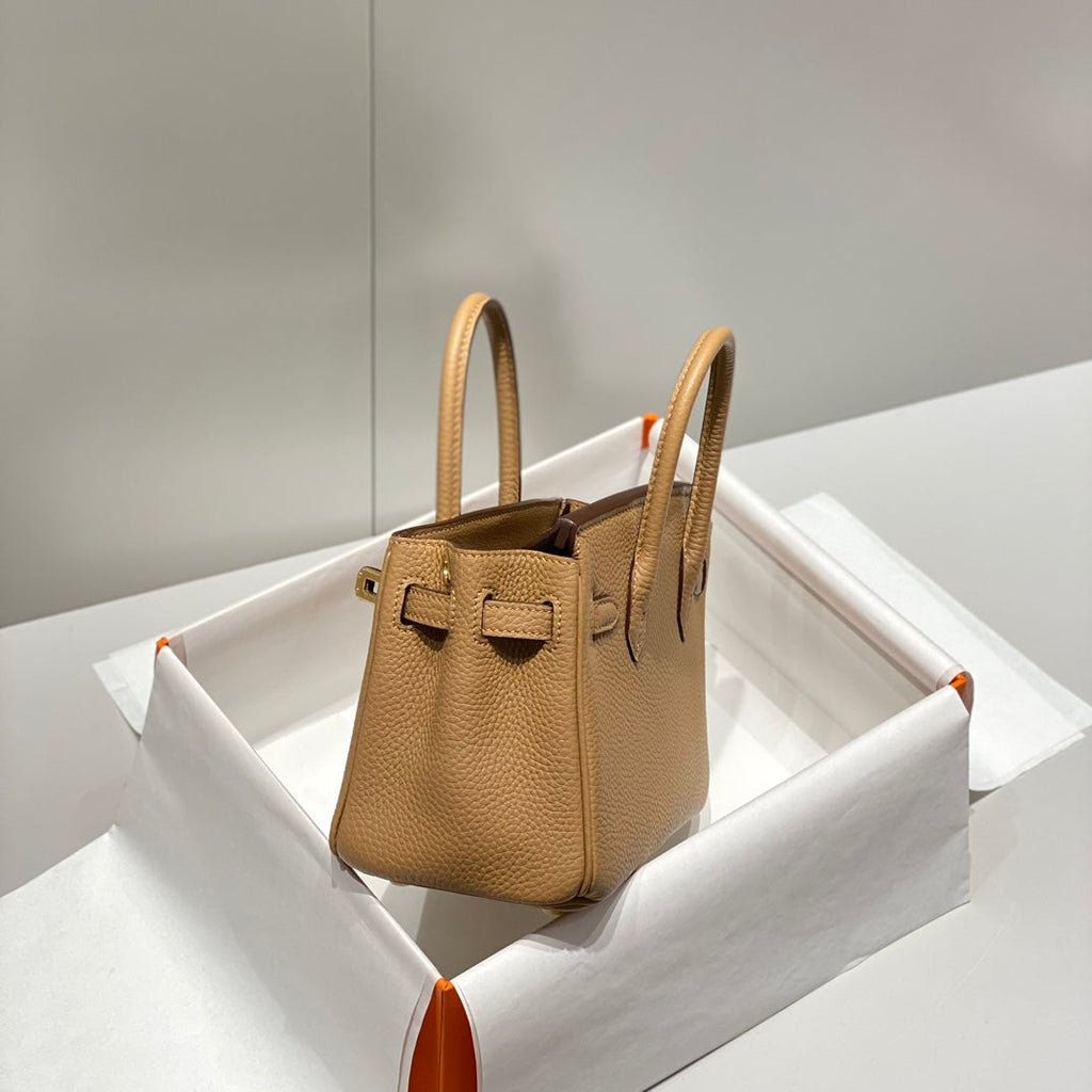 HM BIRKIN 20CM CHAI TOGO CUIR QUINCAILLERIE DORÉ