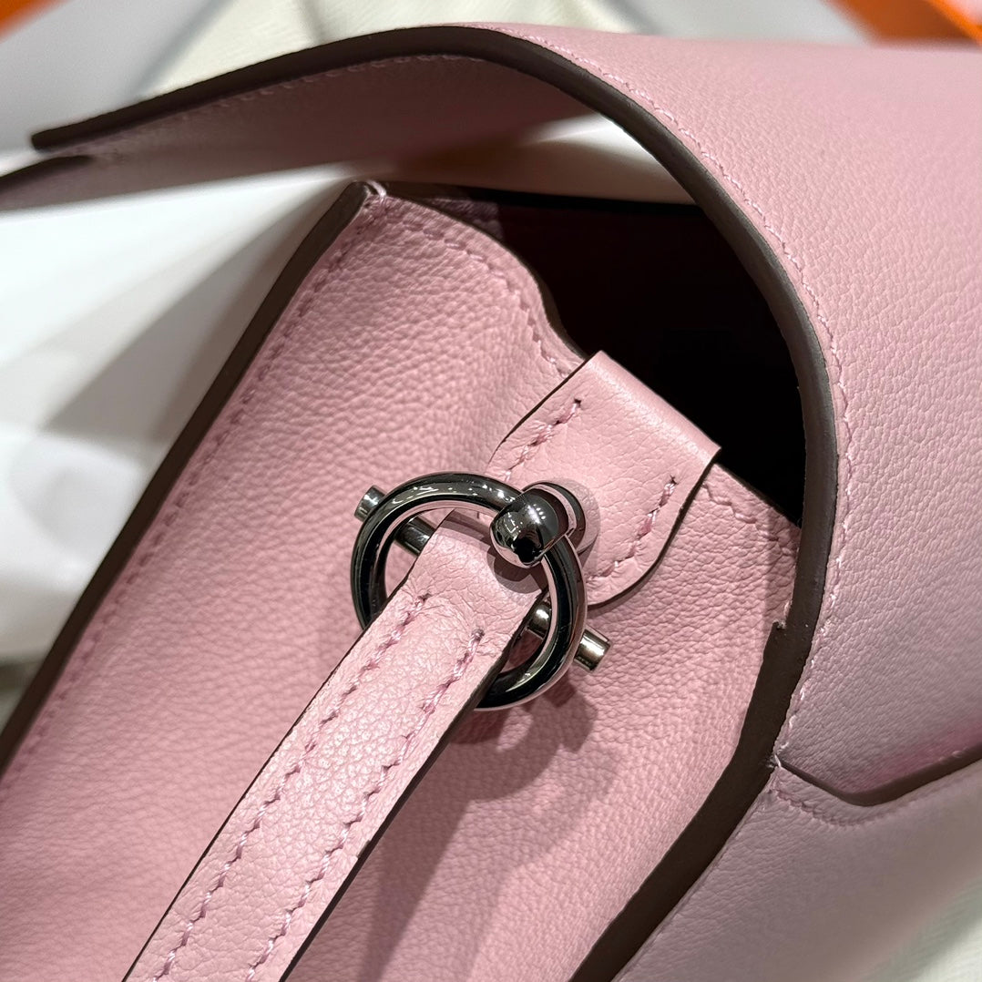 HM SAC ROULIS 18 CUIR DE VEAU ROSE PASTEL EVERCOLOR 237570