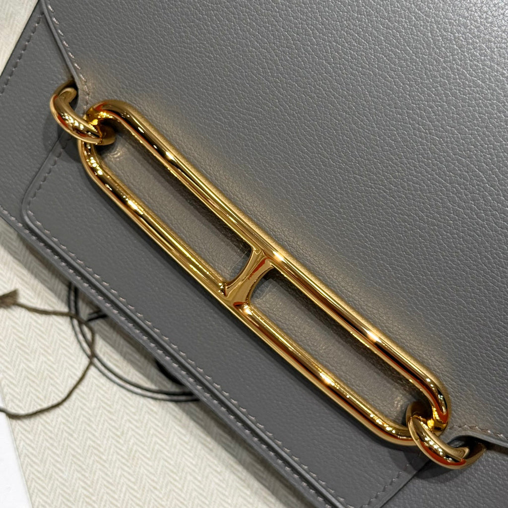 HM SAC ROULIS 18 グレー エバーカラー カーフスキン 237578