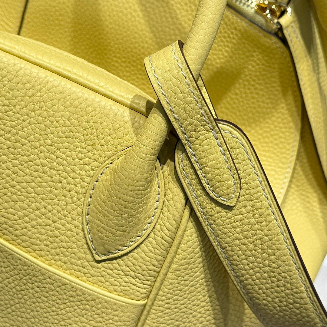 HM LINDY 30 CUIR DE VEAU JAUNE 237636