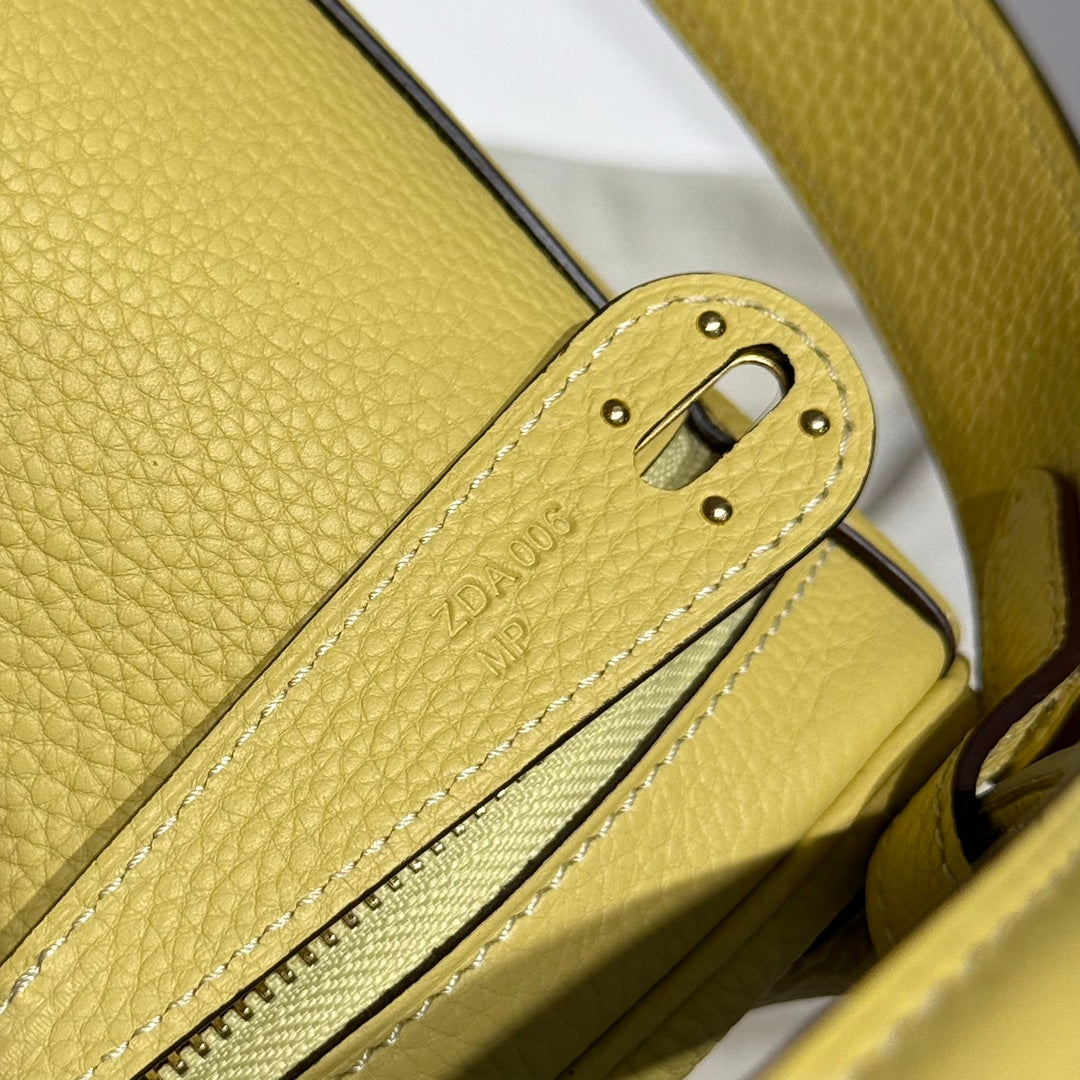 HM LINDY 30 CUIR DE VEAU JAUNE 237636