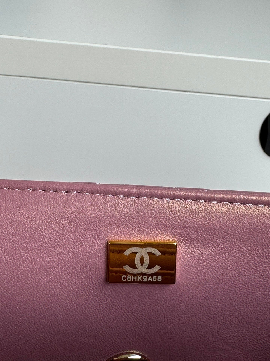 24C MINI SAC À RABAT 20 CM AVEC POIGNÉE SUPÉRIEURE EN CUIR DE VEAU ROSE VIOLET