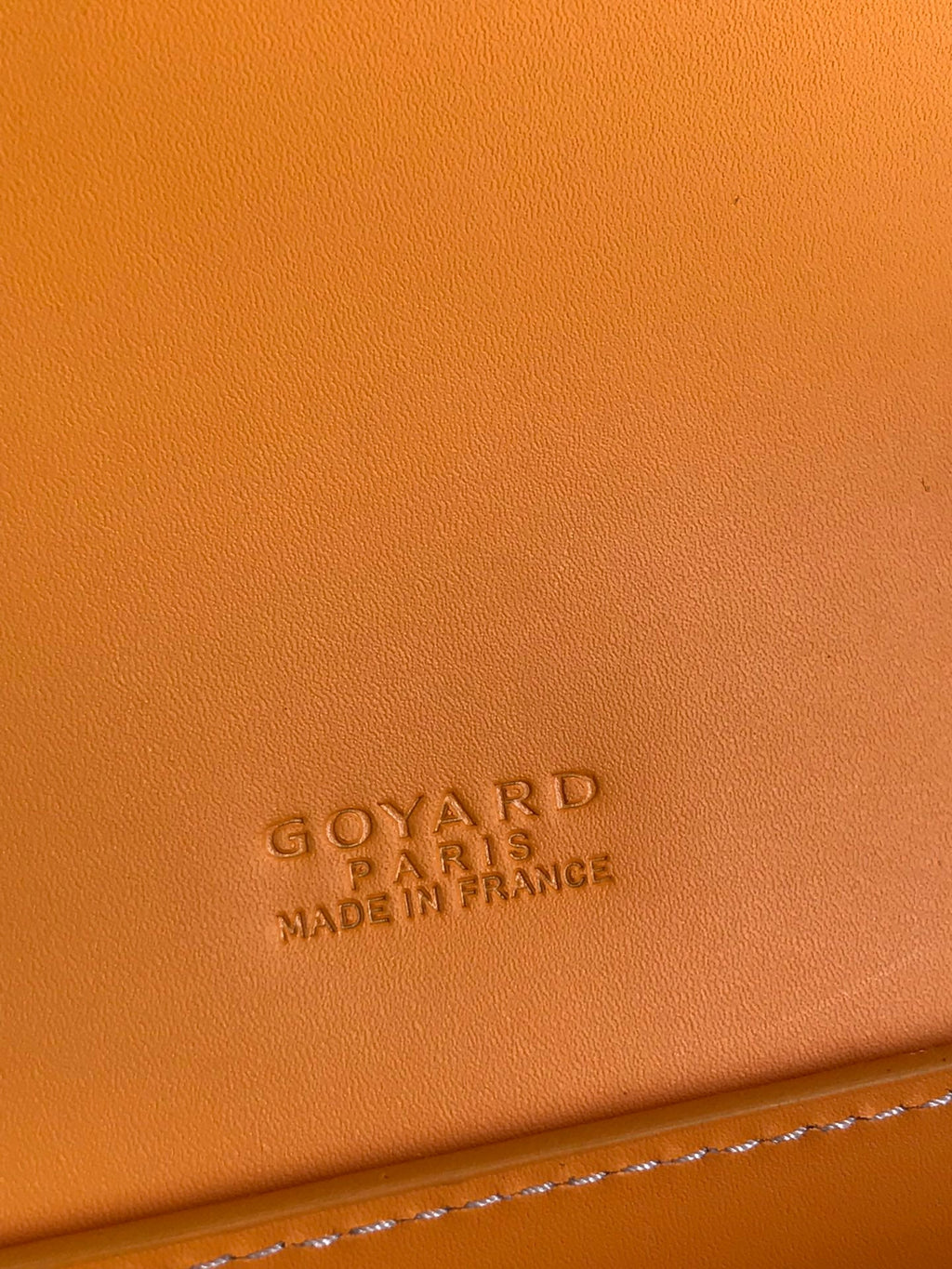 SAC DUCHESSE MARIE-CAROLINE 25 EN TOILE GOYARDINE JAUNE ET CUIR DE VEAU LISSE
