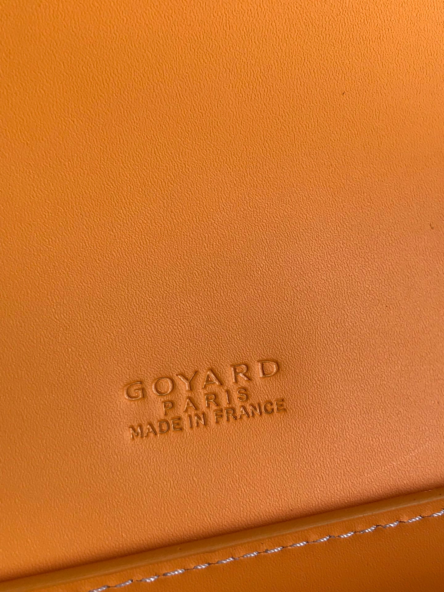 SAC DUCHESSE MARIE-CAROLINE 25 EN TOILE GOYARDINE JAUNE ET CUIR DE VEAU LISSE