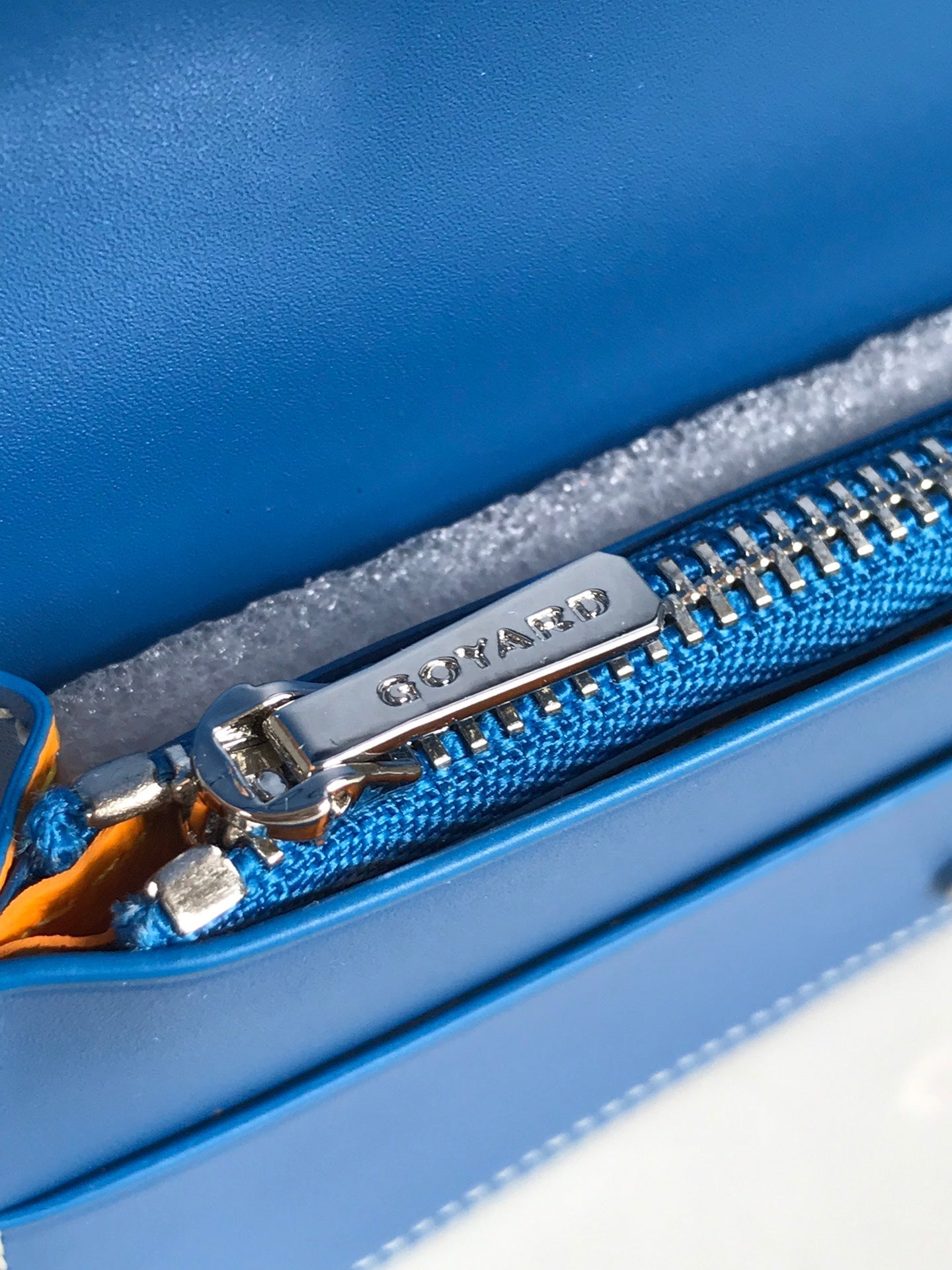 PORTEFEUILLE RICHELIEU 19 EN TOILE GOYARDINE BLEU SAPHIR