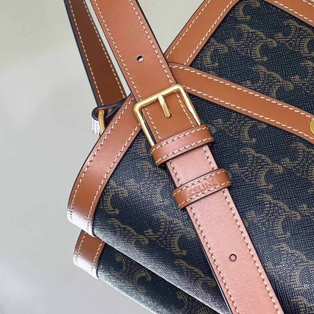 CLASSIQUE TRIOMPHE 22 VEAU NOIR MARRON