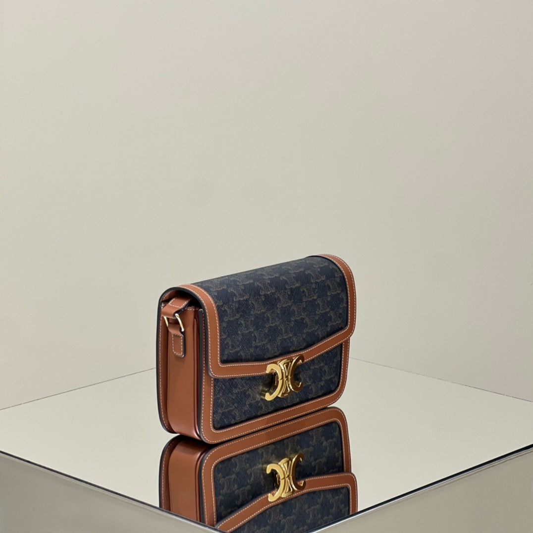 CLASSIQUE TRIOMPHE 22 VEAU NOIR MARRON