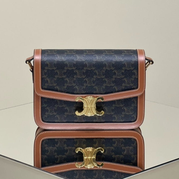 CLASSIQUE TRIOMPHE 22 VEAU NOIR MARRON