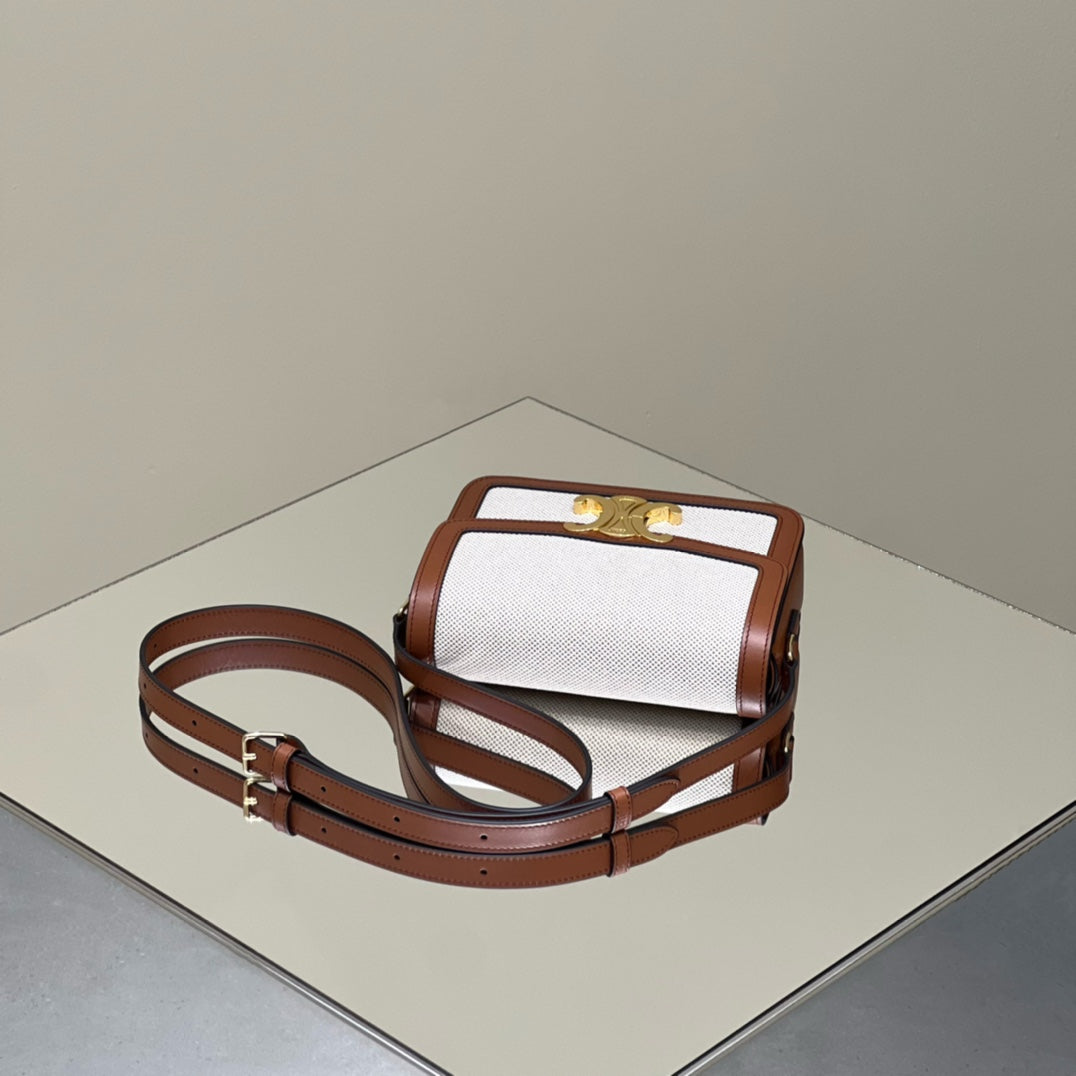 CLASSIQUE TRIOMPHE 22 CUIR DE VEAU BRUN NATUREL