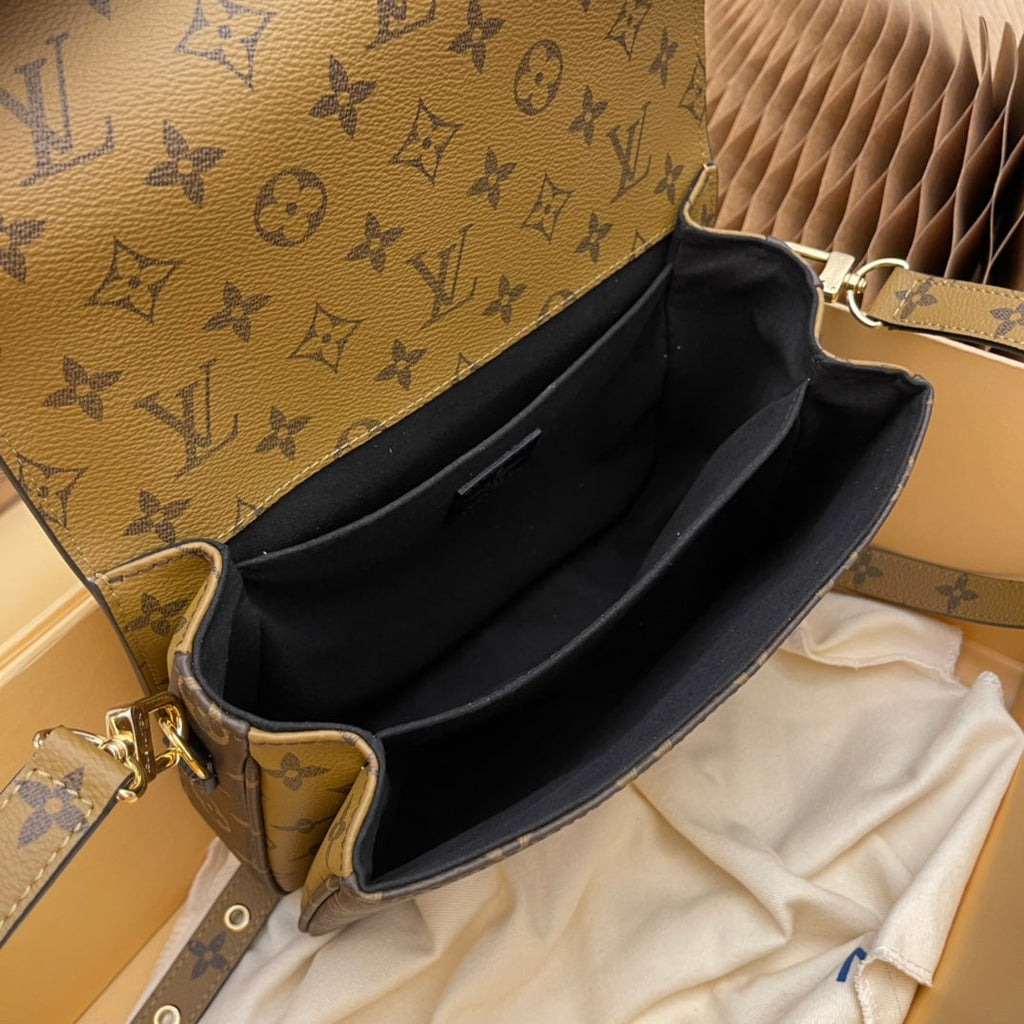 POCHETTE METIS 25 TOILE INVERSÉE MONOGRAMME