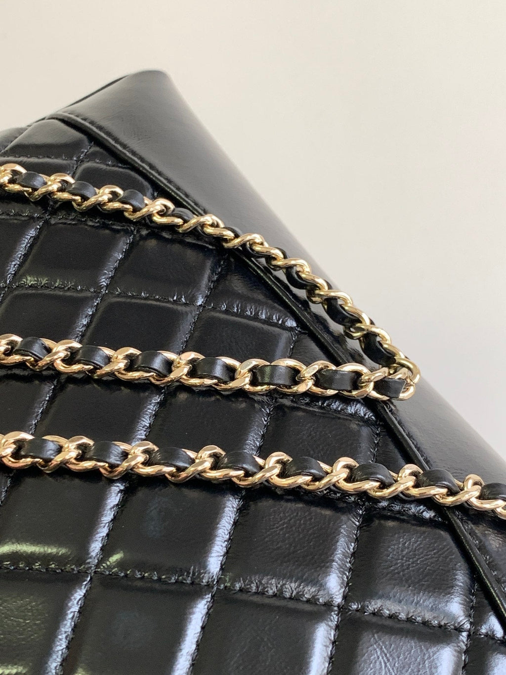 CC 24S31 MINI SAC CABAS 22CM CUIR D'AGNEAU NOIR QUINCAILLERIE DORÉ