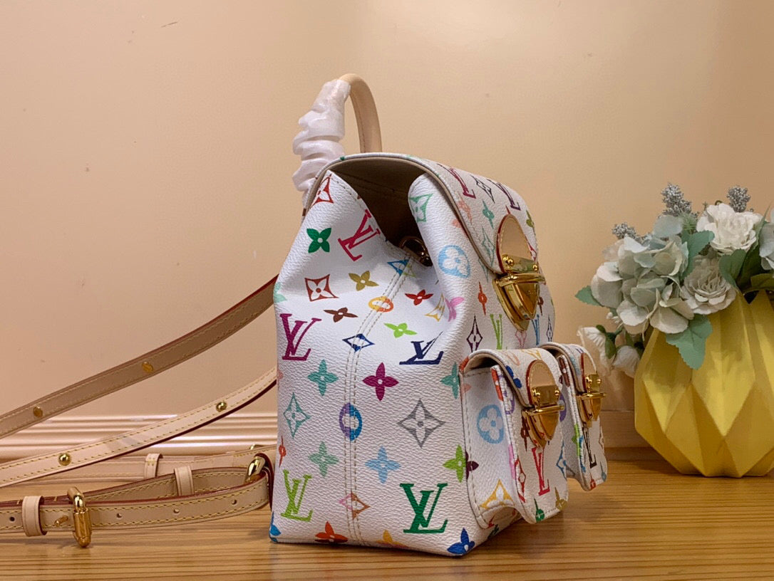 LV VENICE LV X TM TOILE MONOGRAMME BLANCHE MULTICOLORE 203340