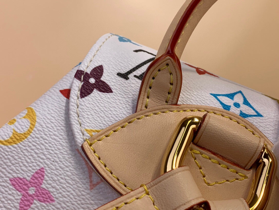 LV VENICE LV X TM TOILE MONOGRAMME BLANCHE MULTICOLORE 203340