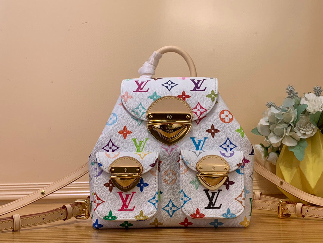 LV VENICE LV X TM TOILE MONOGRAMME BLANCHE MULTICOLORE 203340
