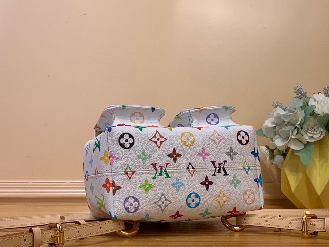LV VENICE LV X TM TOILE MONOGRAMME BLANCHE MULTICOLORE 203340