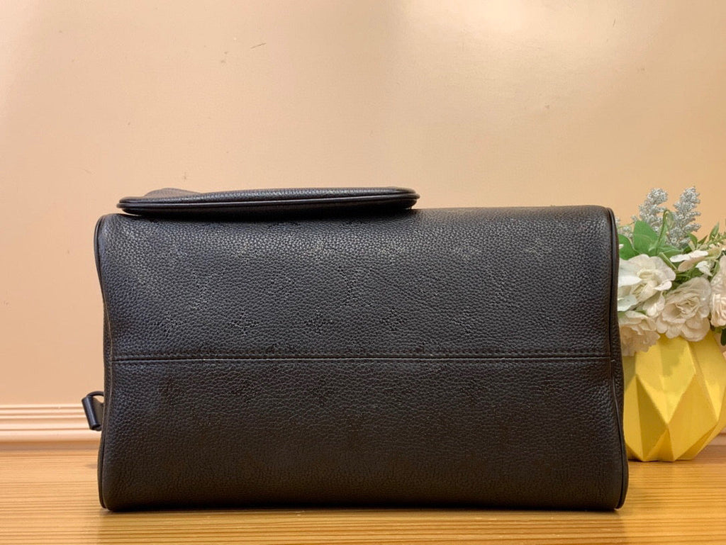 LV SPEEDY P9 BANDOULIERE 30 CUIR DE VEAU NOIR 203342