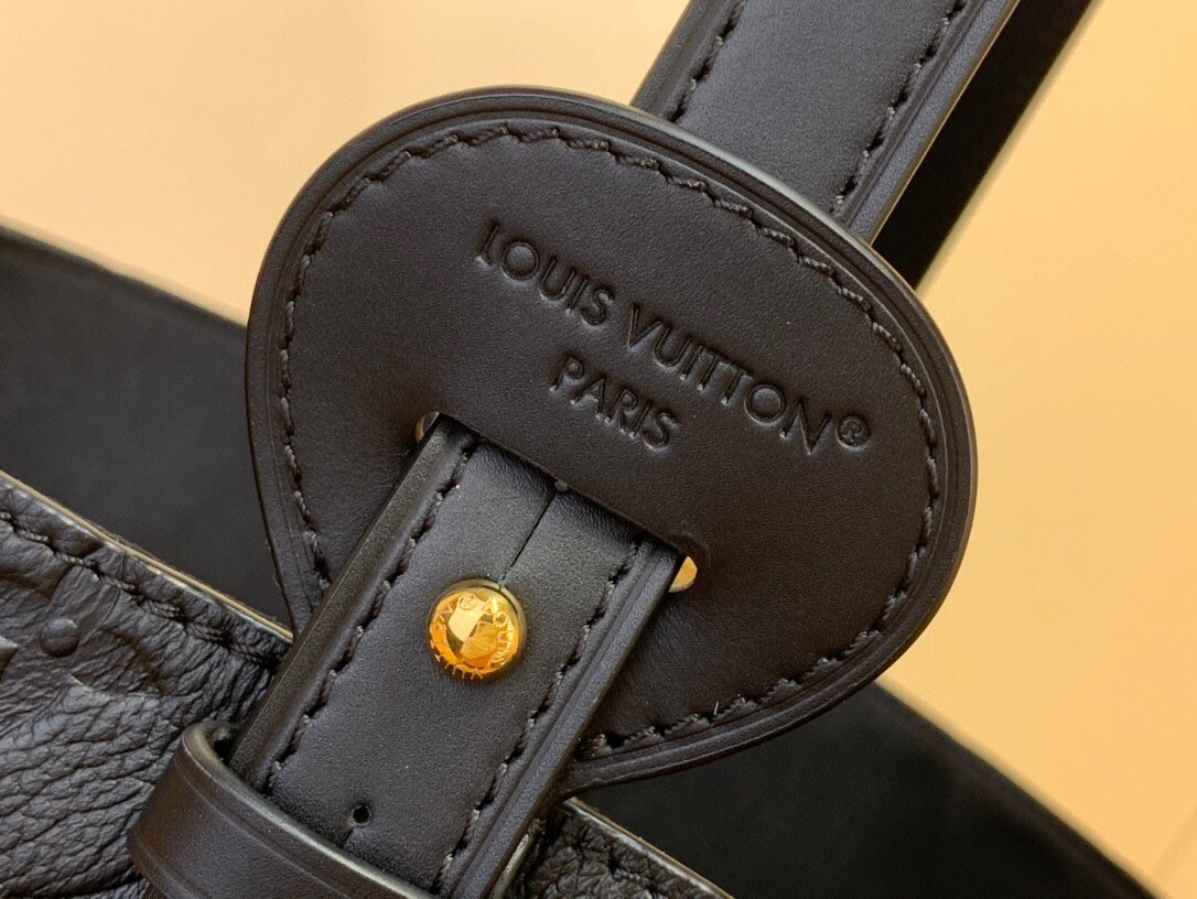 LV ALL IN SN MONOGRAMME NOIR CUIR EMPREINTE 205348