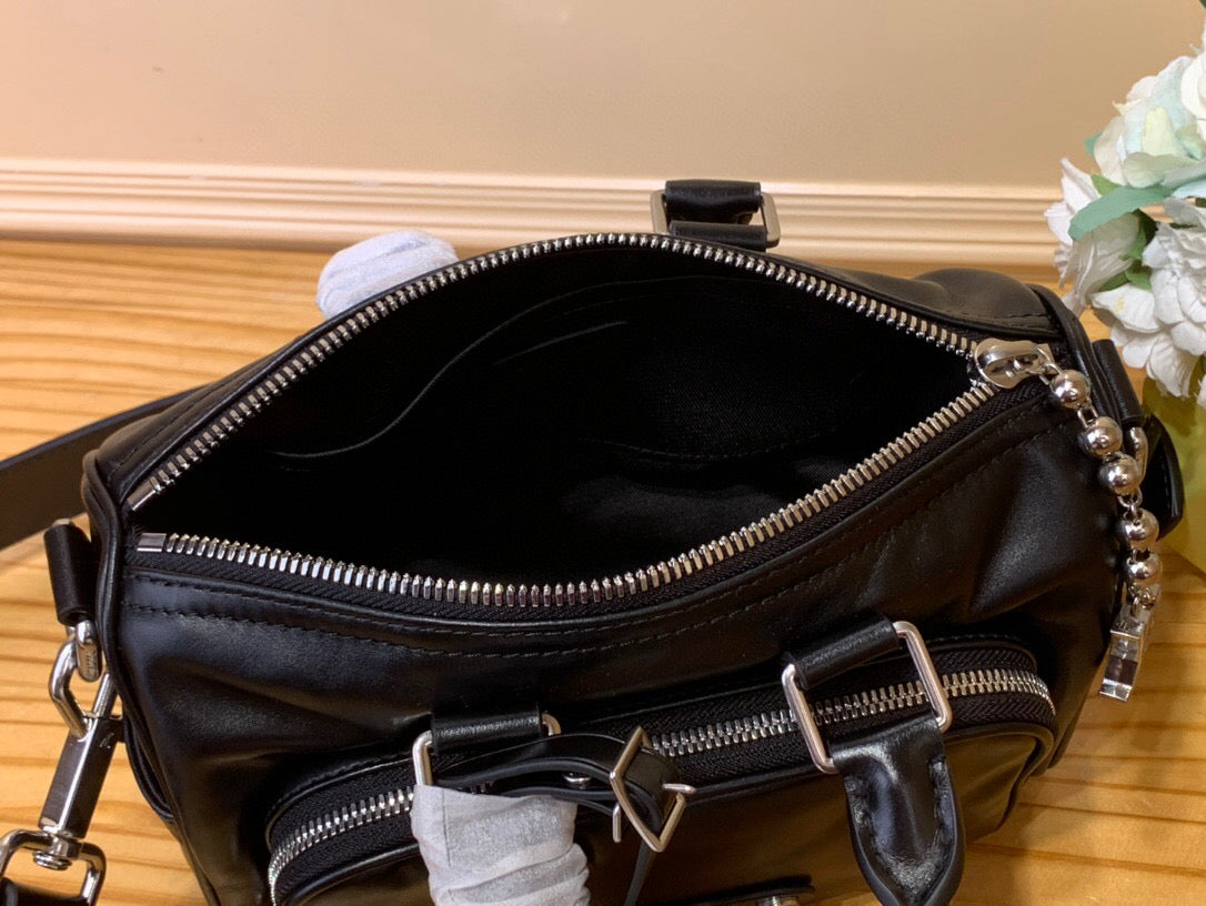 LV KEEPALL BANDOULIERE 25 JMLT CUIR DE VEAU NOIR 205345