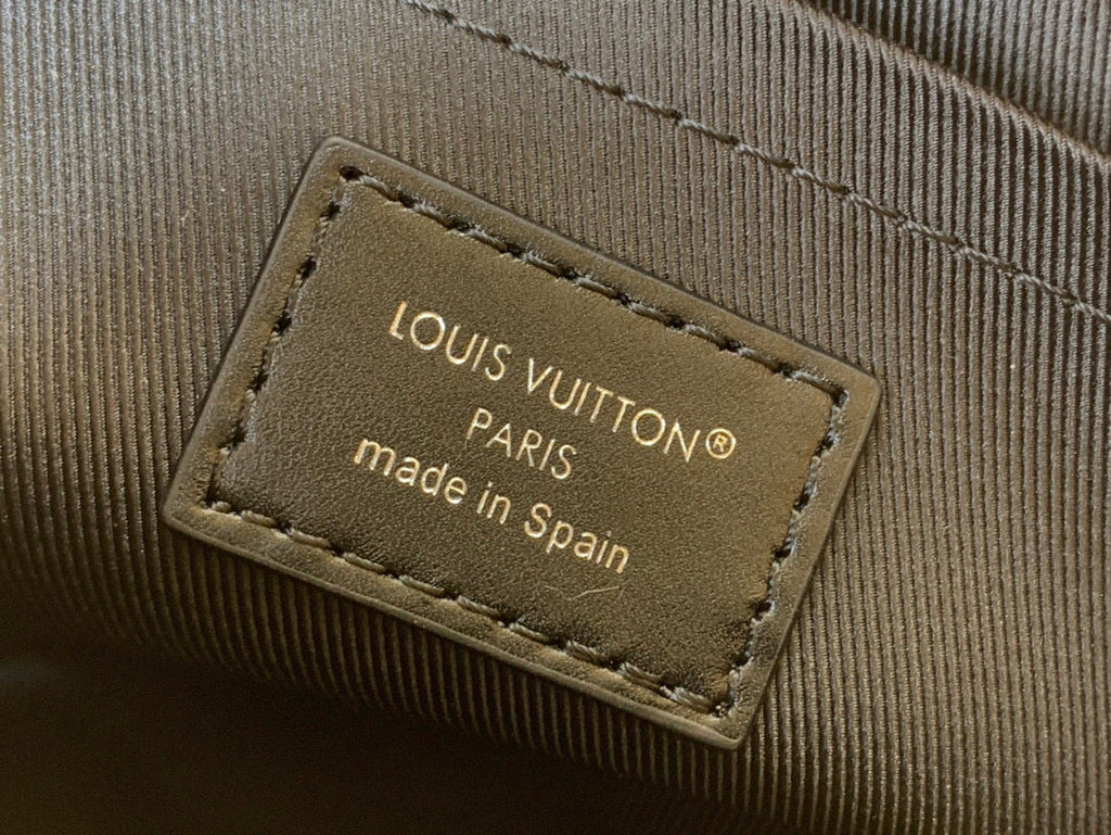 LV KEEPALL BANDOULIERE 25 JMLT BLACK CALFSKIN 205345