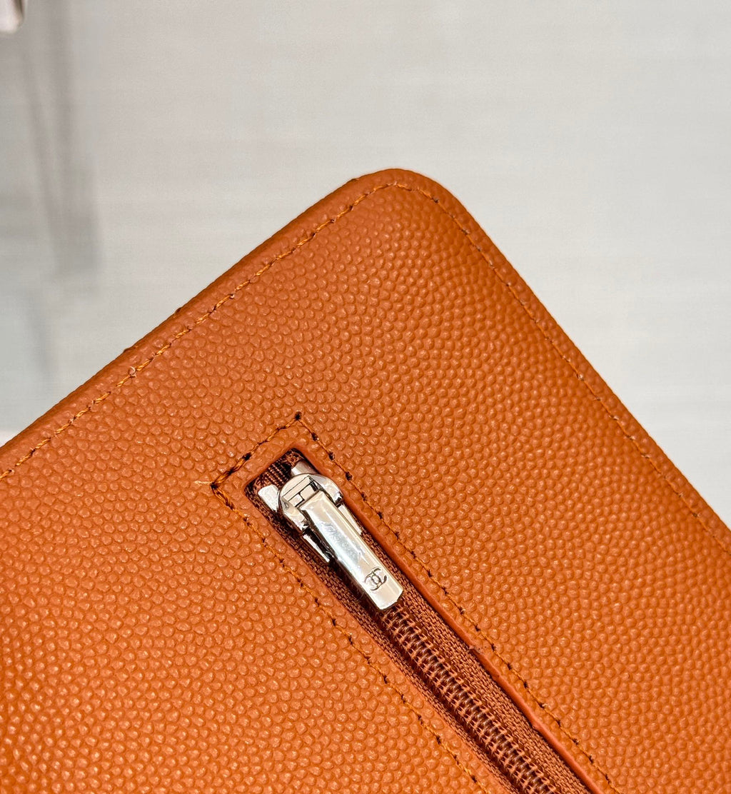 WOC 19CM ORANGE CAVIAR QUINCAILLERIE ARGENTÉE