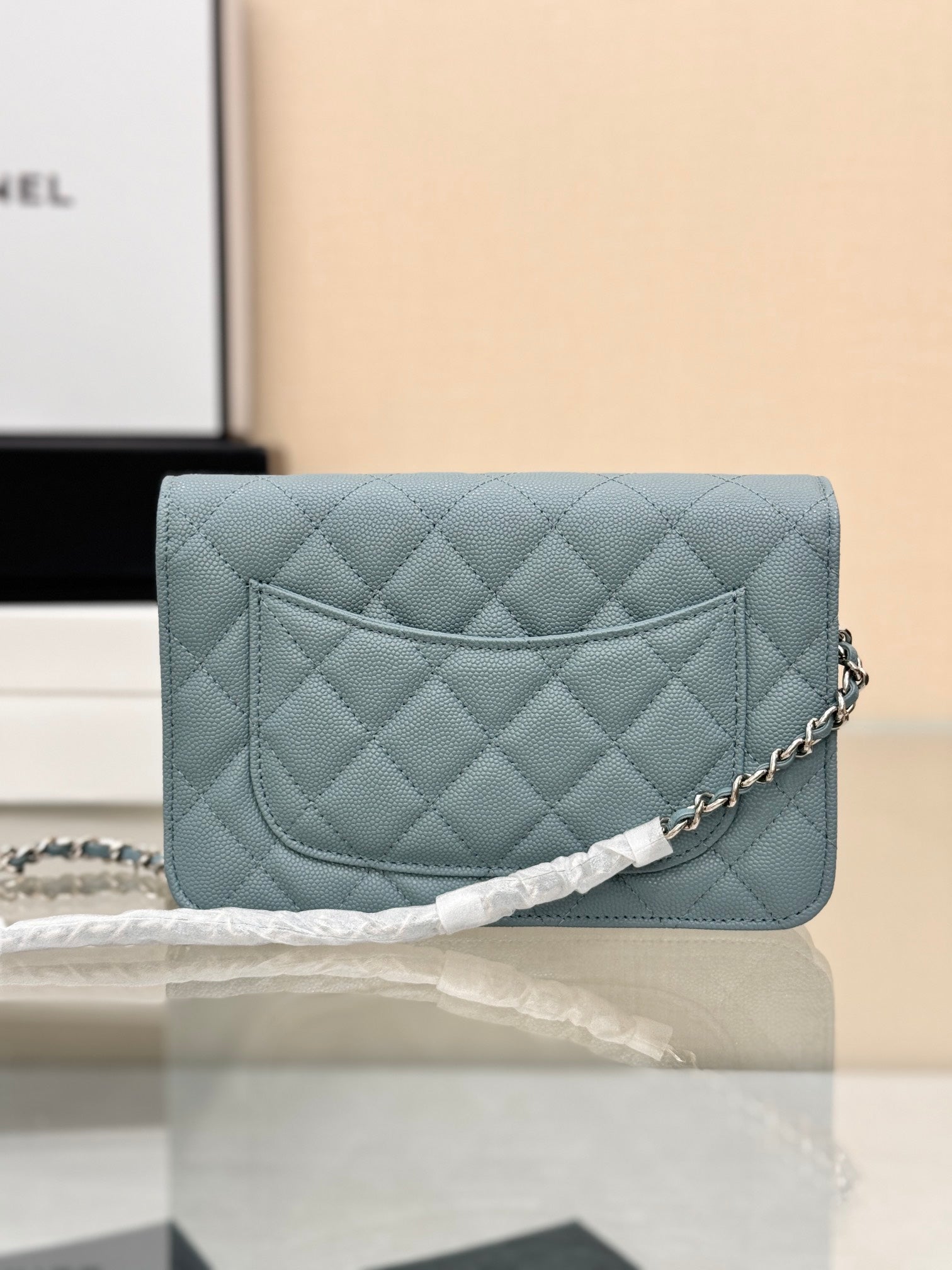 WOC 19CM BLEU NUAGE CAVIAR QUINCAILLERIE ARGENTÉE