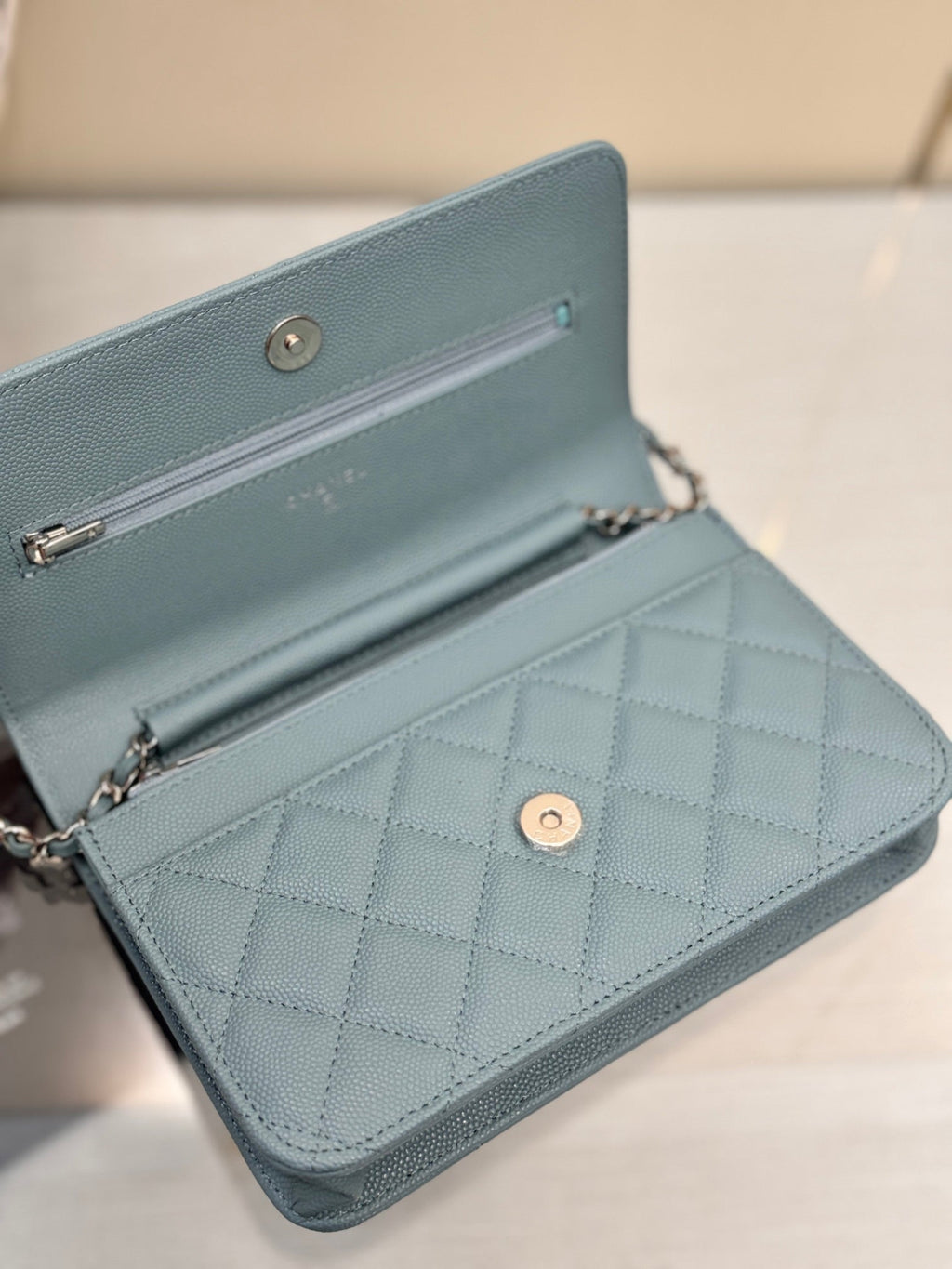 WOC 19CM BLEU NUAGE CAVIAR QUINCAILLERIE ARGENTÉE