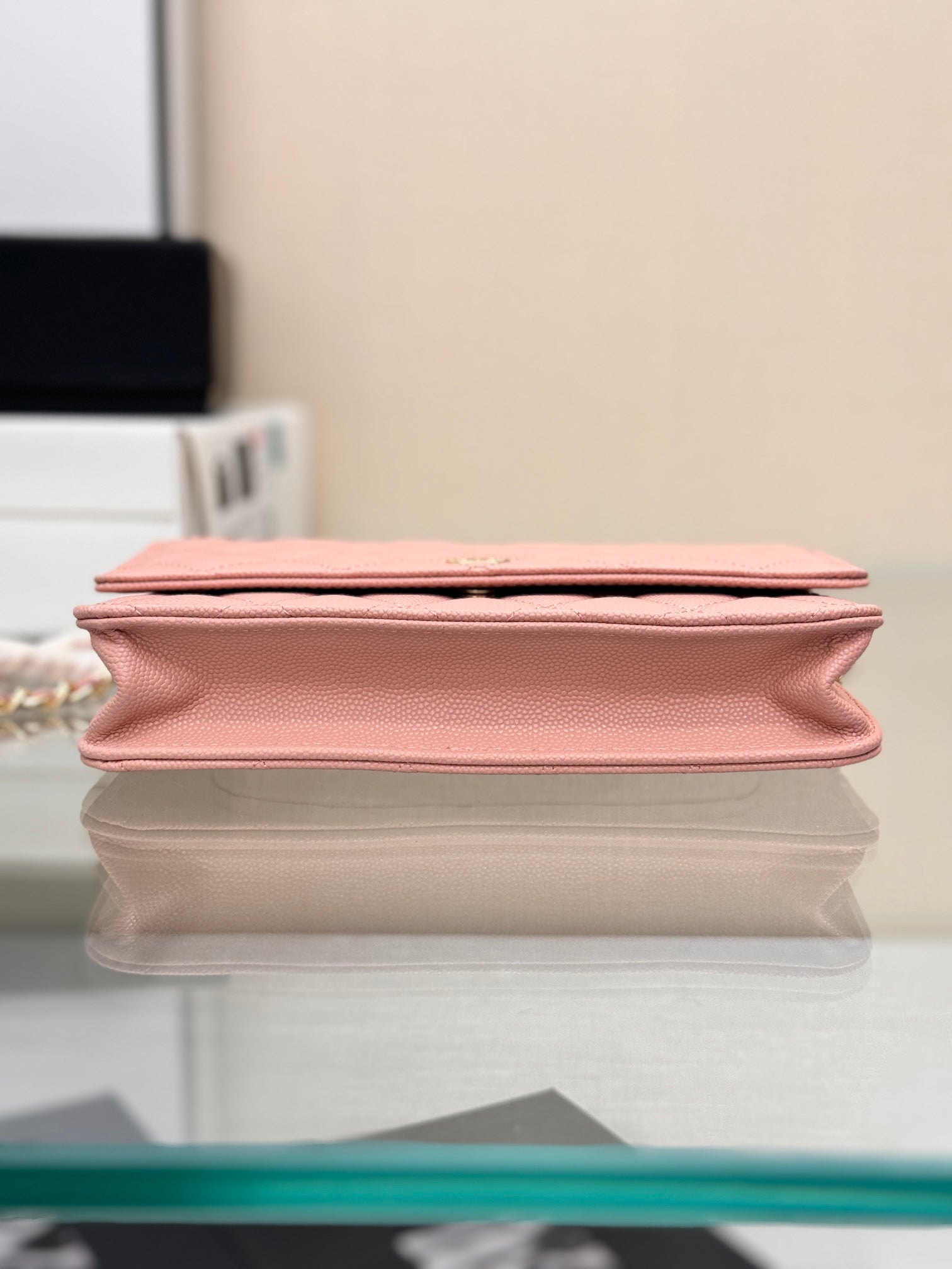 WOC 19CM ROSE CLAIR CAVIAR QUINCAILLERIE OR