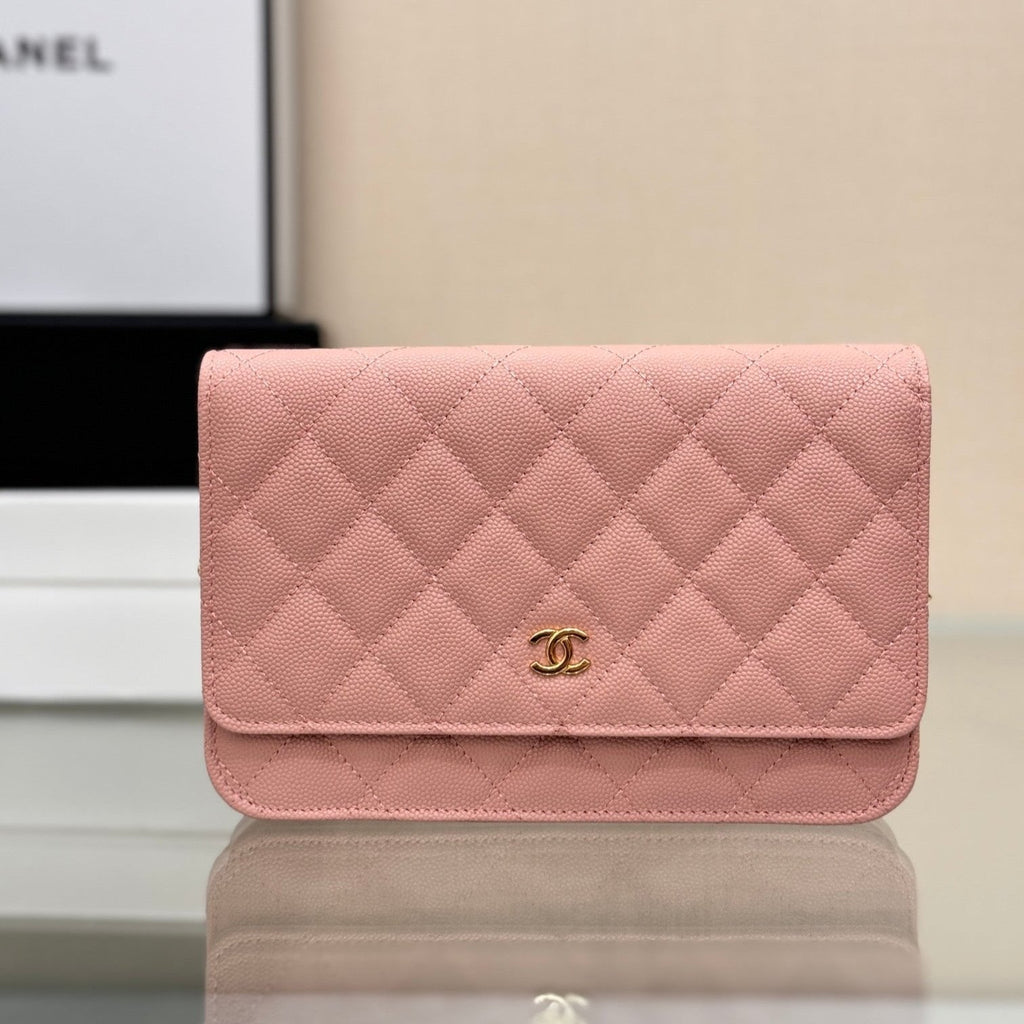 WOC 19CM ROSE CLAIR CAVIAR QUINCAILLERIE OR