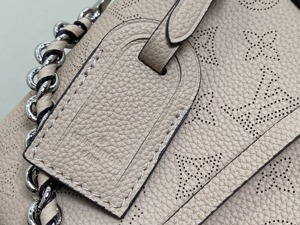 HAND IT ALL PM 29CM CUIR DE VEAU MAHINA BEIGE FONCÉ