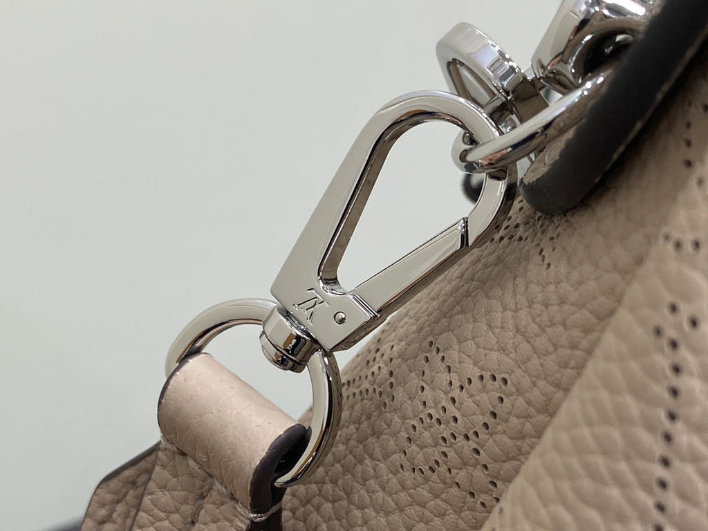 HAND IT ALL PM 29CM CUIR DE VEAU MAHINA BEIGE FONCÉ