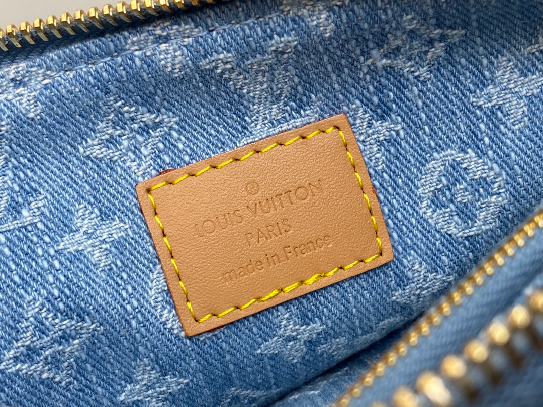 COUSSIN BB 21 BLEU DENIM QUINCAILLERIE OR