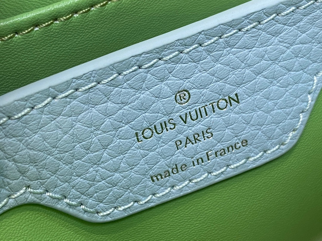 CAPUCINES MINI 21 VERT TAURILLON TURQUOISE QUINCAILLERIE ARGENTÉE