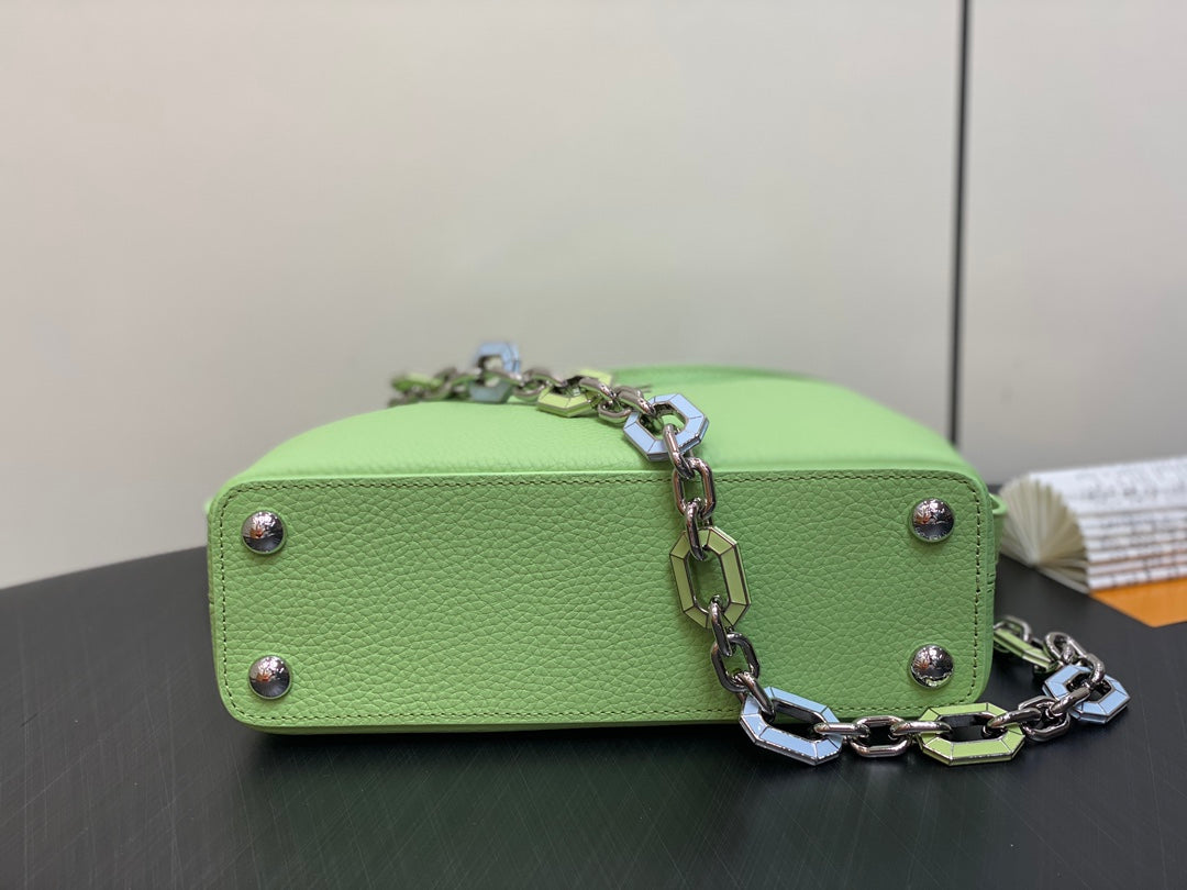 CAPUCINES BB 27 VERT TAURILLON TURQUOISE QUINCAILLERIE ARGENTÉE