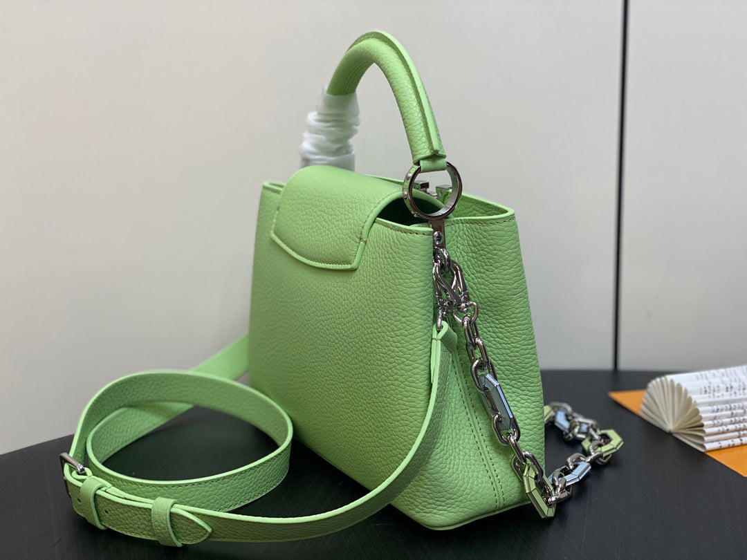 CAPUCINES BB 27 VERT TAURILLON TURQUOISE QUINCAILLERIE ARGENTÉE