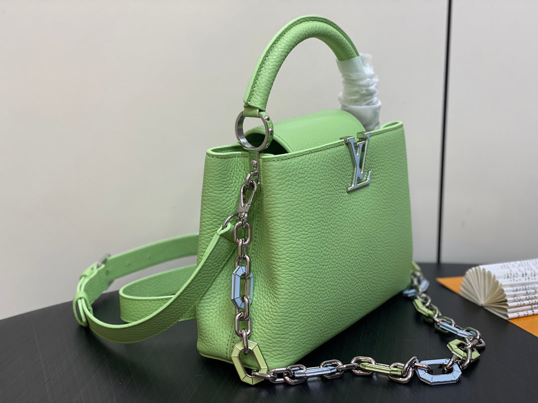 CAPUCINES BB 27 VERT TAURILLON TURQUOISE QUINCAILLERIE ARGENTÉE
