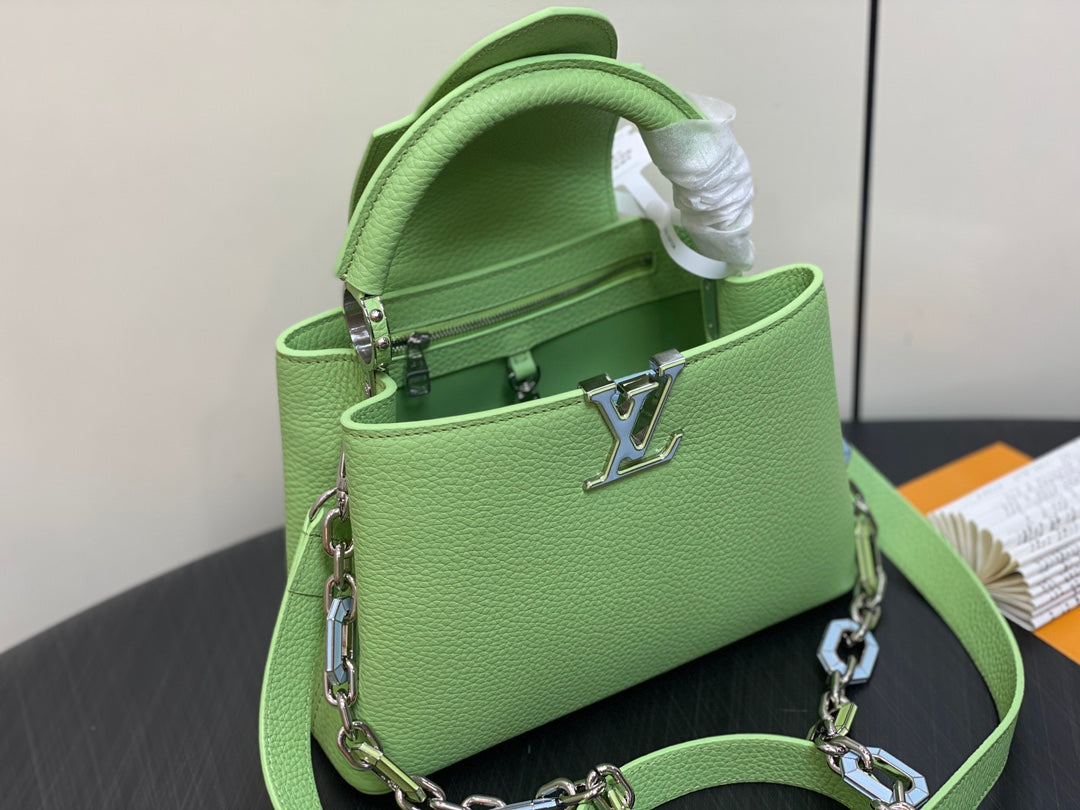 CAPUCINES BB 27 VERT TAURILLON TURQUOISE QUINCAILLERIE ARGENTÉE