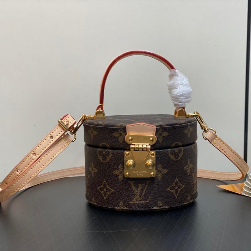SAC LV SCOTT 13 CM EN TOILE MONOGRAMME MARRON