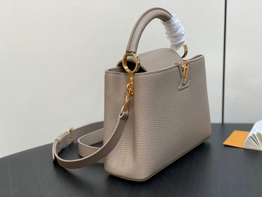 CAPUCINES BB 27 EN TAURILLON MARRON KAKI
