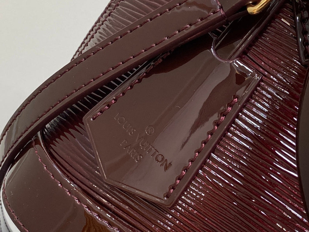 ALMA BB 23 CUIR DE VEAU ÉPI ROUGE BORDEAUX 