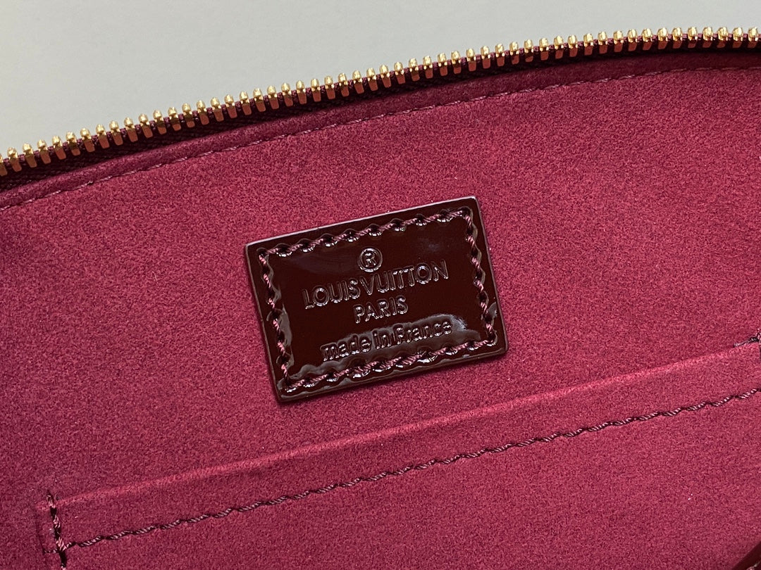 ALMA BB 23 CUIR DE VEAU ÉPI ROUGE BORDEAUX 