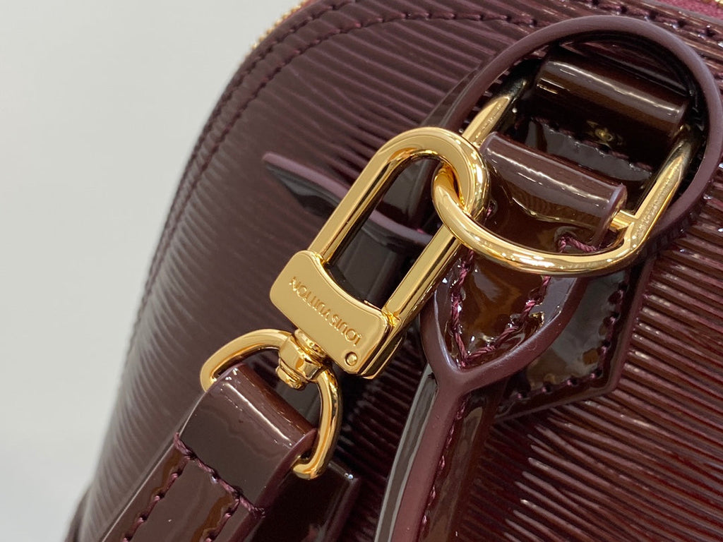 ALMA BB 23 CUIR DE VEAU ÉPI ROUGE BORDEAUX 