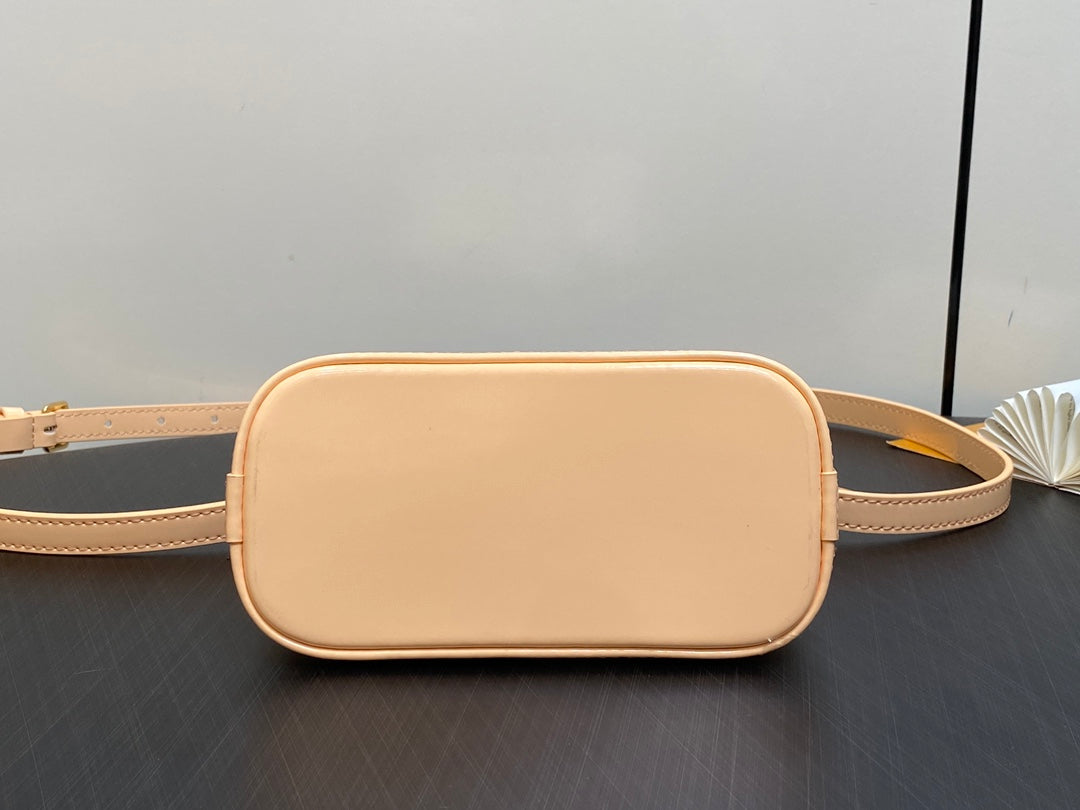 ALMA NANO 18 BEIGE EPI CALFSKIN
