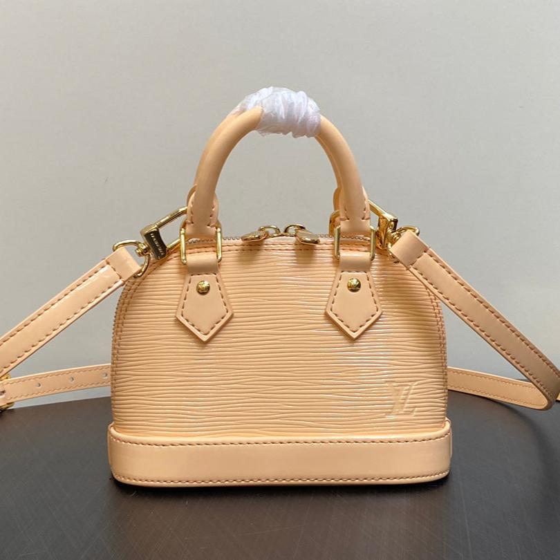ALMA NANO 18 CUIR DE VEAU ÉPI BEIGE 