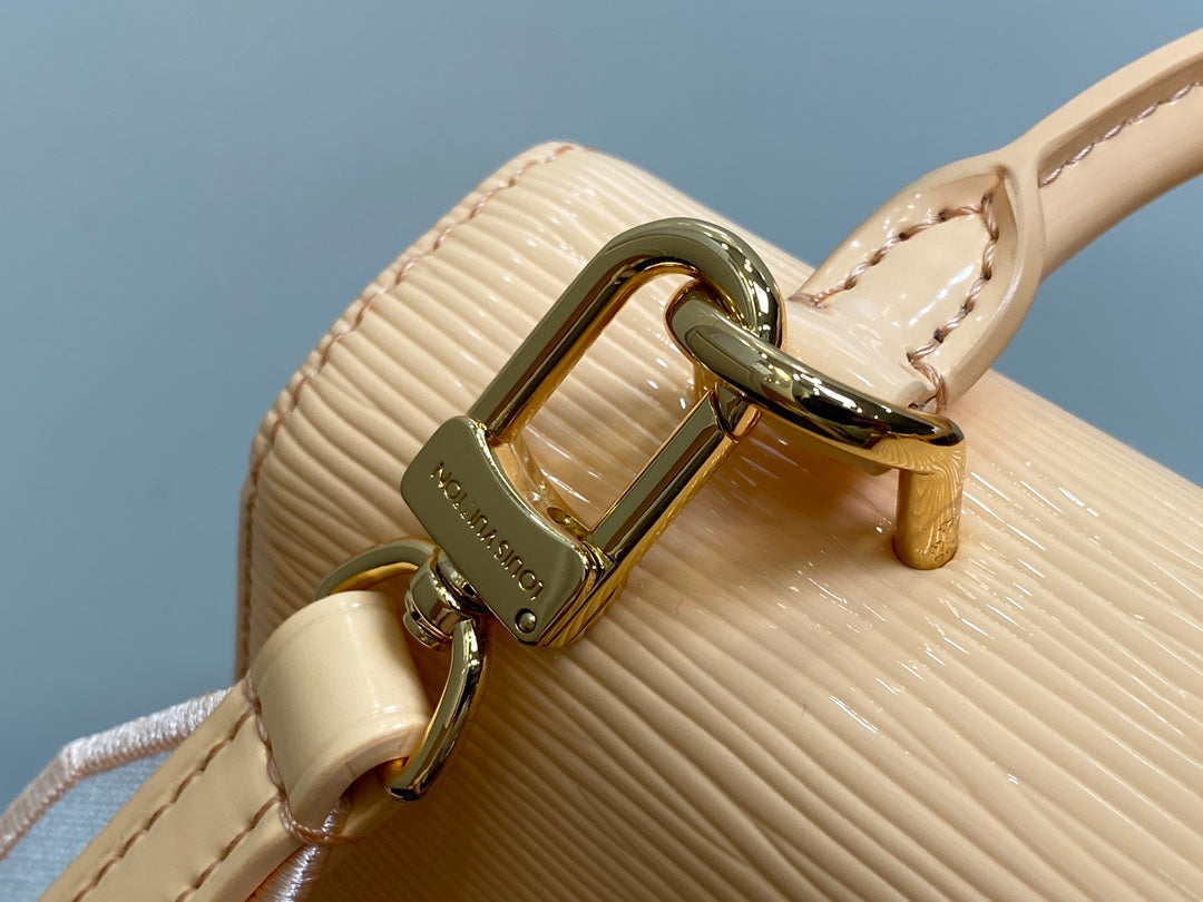 CLUNY MINI 20CM CUIR DE VEAU ÉPI BEIGE