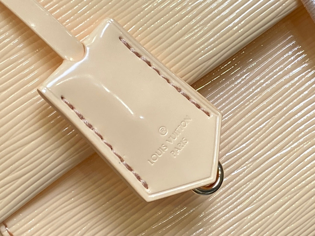 CLUNY MINI 20CM CUIR DE VEAU ÉPI BEIGE