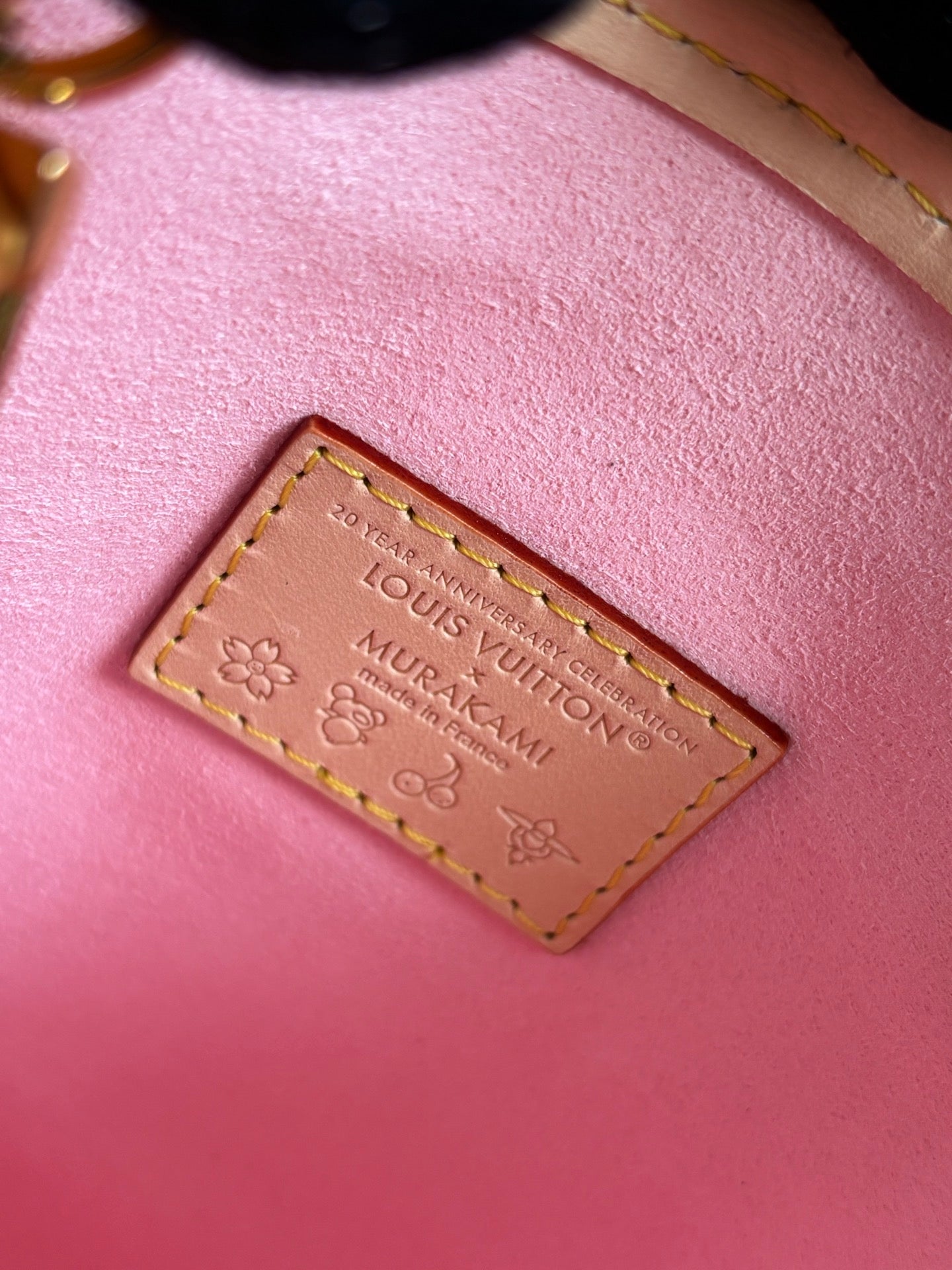SEAU LV X TM NANO 17 CM TOILE MONOGRAMME FLEUR DE CERISIER MARRON SAKURA