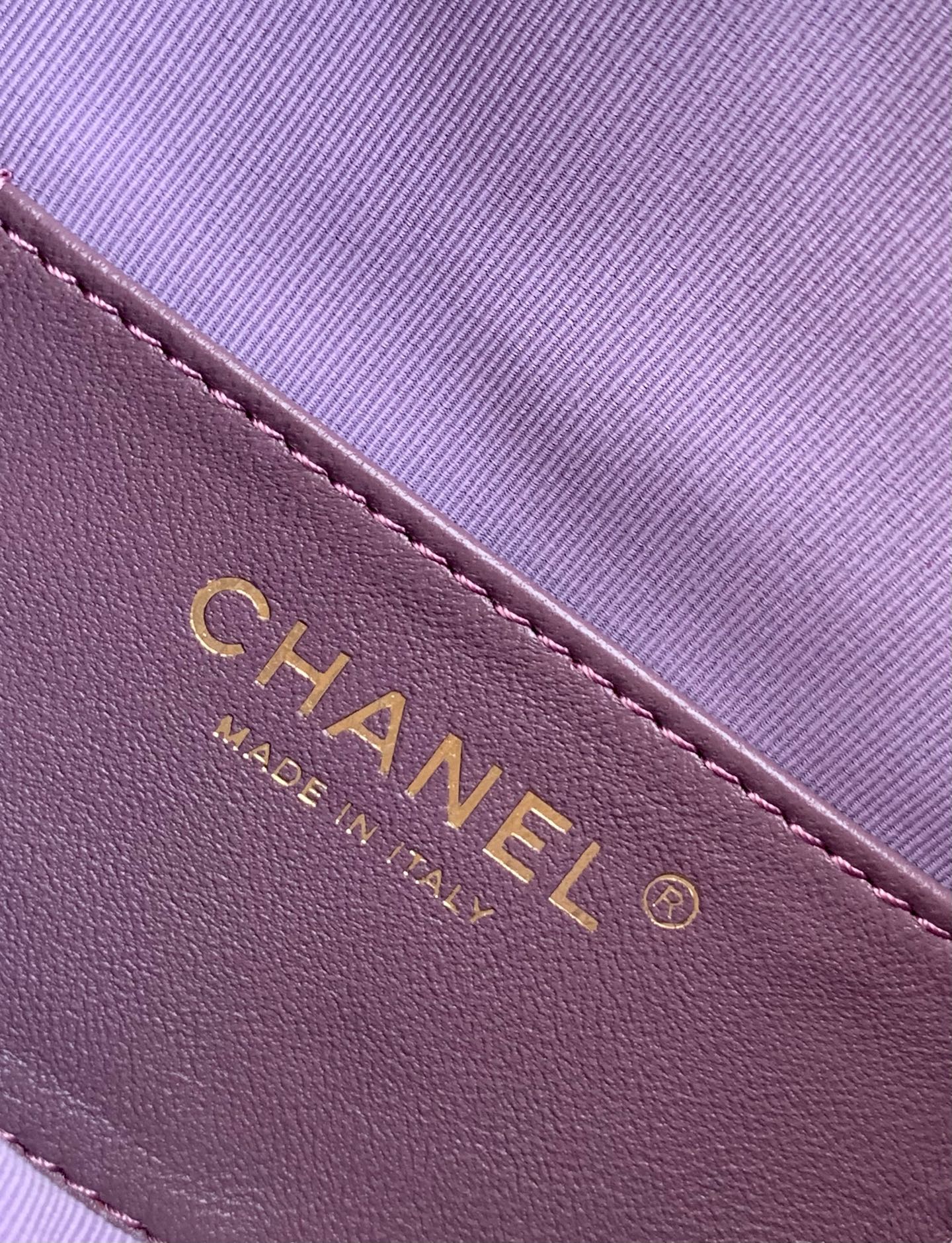 SAC HOBO CC 25C 30CM EN DAIM VIOLET