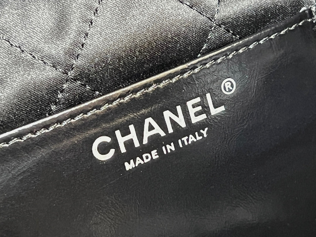 CC22 MINI HOBO BAG 20CM ALL BLACK LAMBSKIN